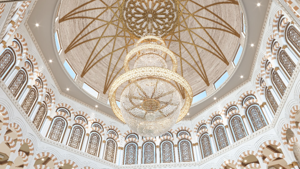 Jamia Mosque DHA Phase 5 - A Beautiful Islamic Architecture 1 Jamia Mosque DHA Phase 5 exterior Islamic architecture dome