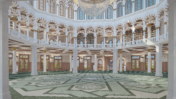 Jamia Mosque DHA Phase 5 - A Beautiful Islamic Architecture 3 Jamia Mosque Dha Phase 5 beautiful Interior view